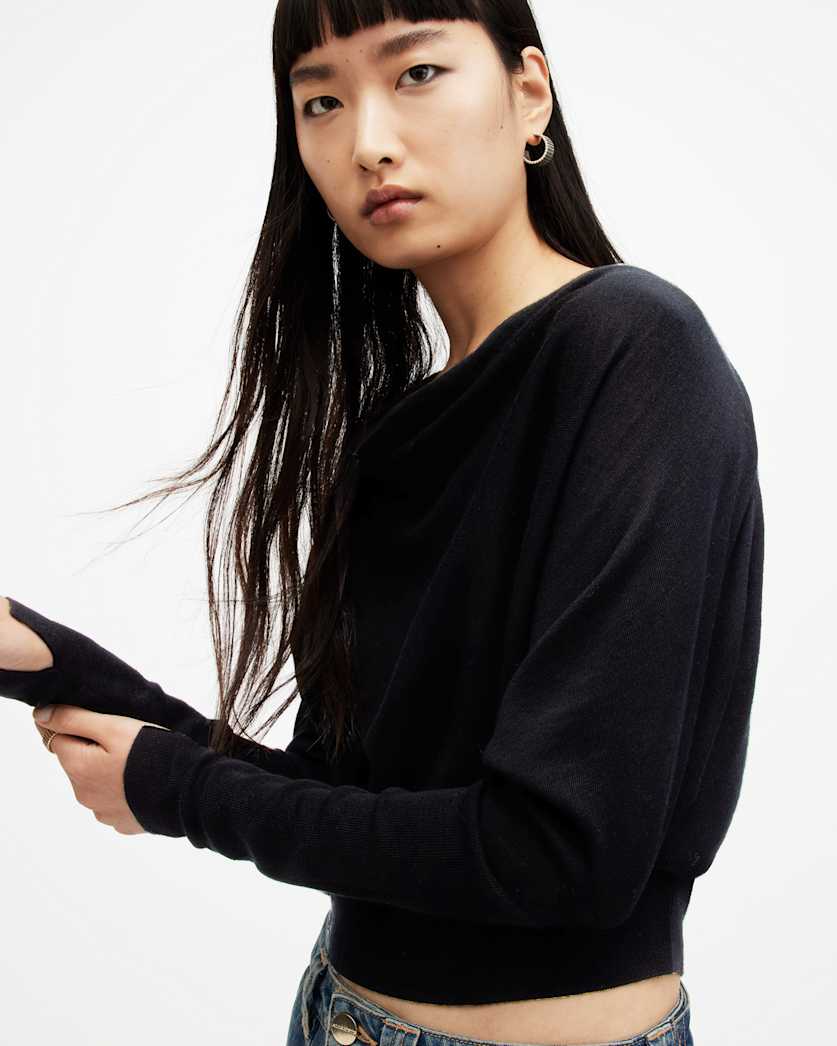 Ridley Cropped Merino Wool Jumper