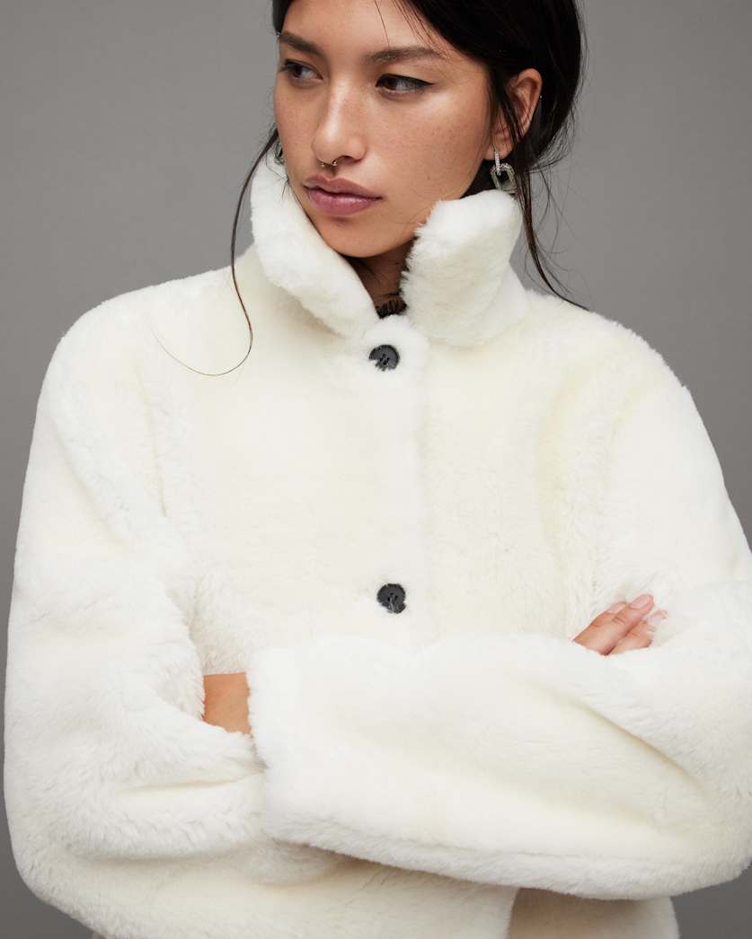 Serra 2-In-1 Reversible Shearling Coat