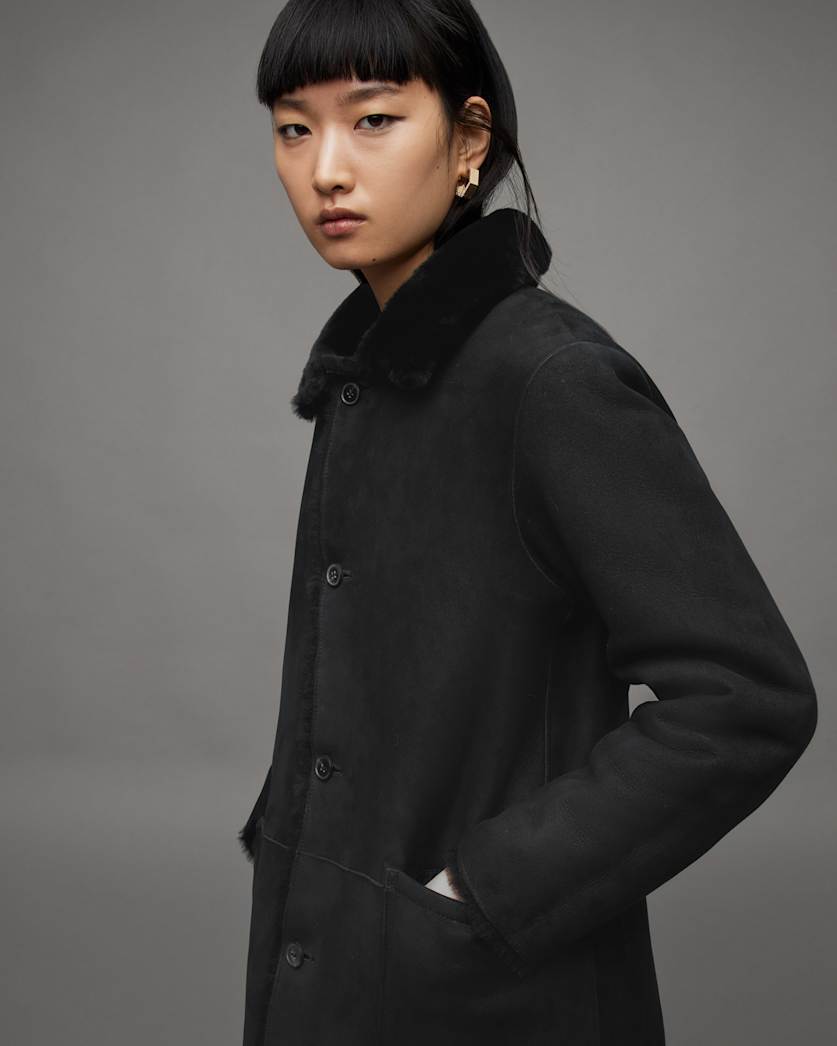 Serra Reversible Maxi Shearling Coat