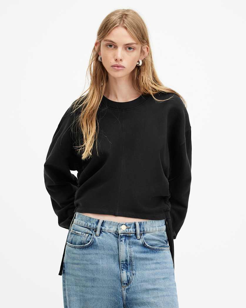 Mira Drawcord Relaxed Fit Sweatshirt