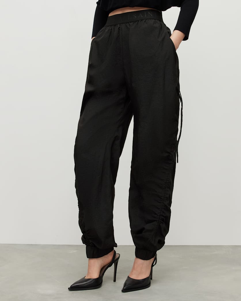 Aura Logo Waistband Oversized Trousers