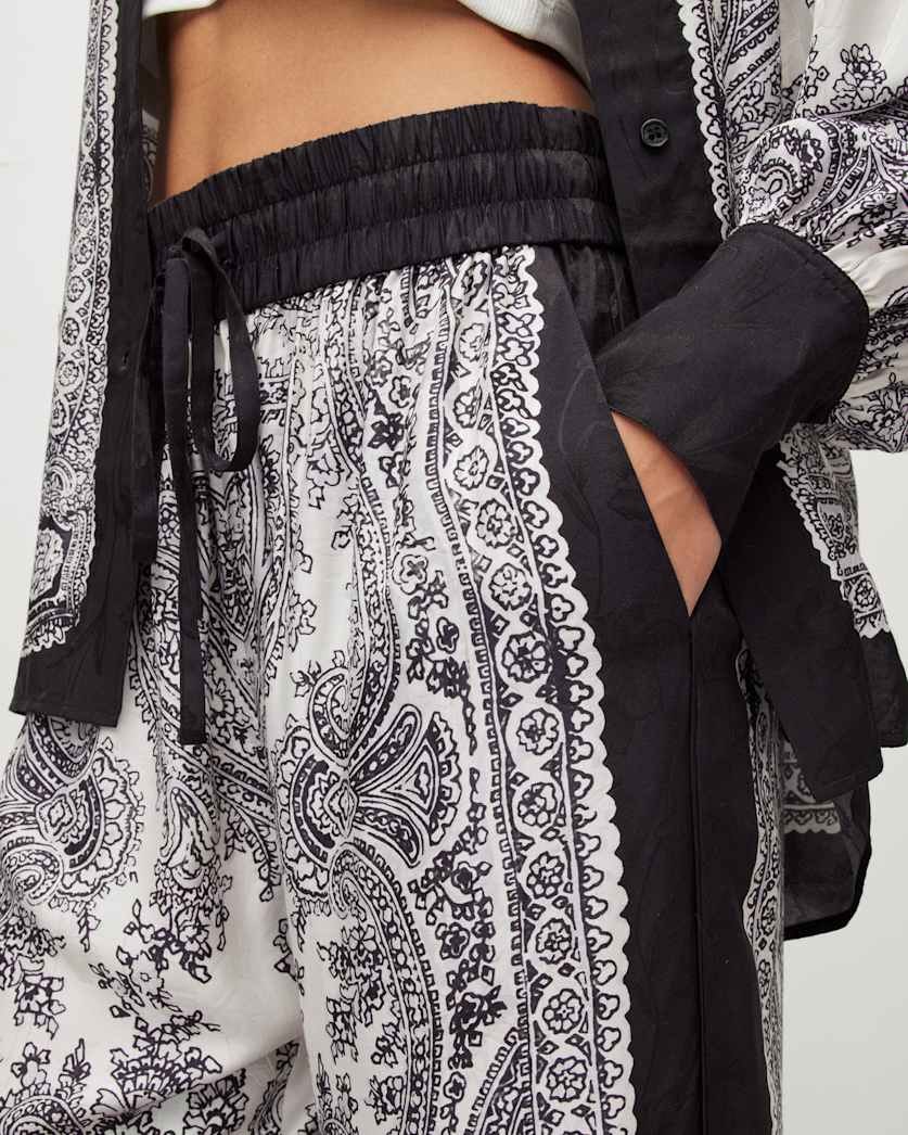 Tyler Rafaela Wide Leg Printed Trousers