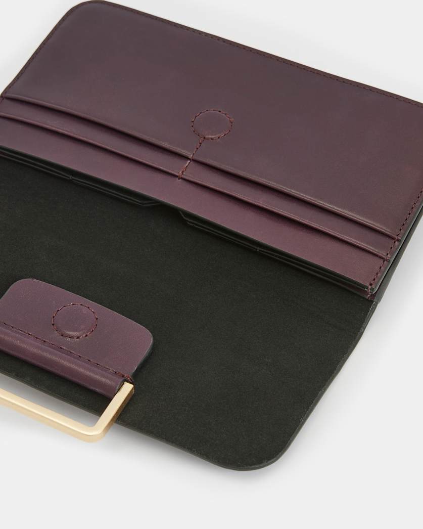 Monique Leather Wallet Bag Belt