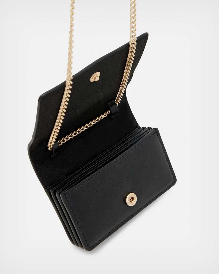 Honore Leather Studded Cardholder