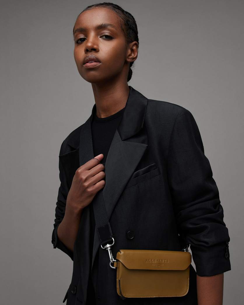 Zoe Leather Crossbody Bag