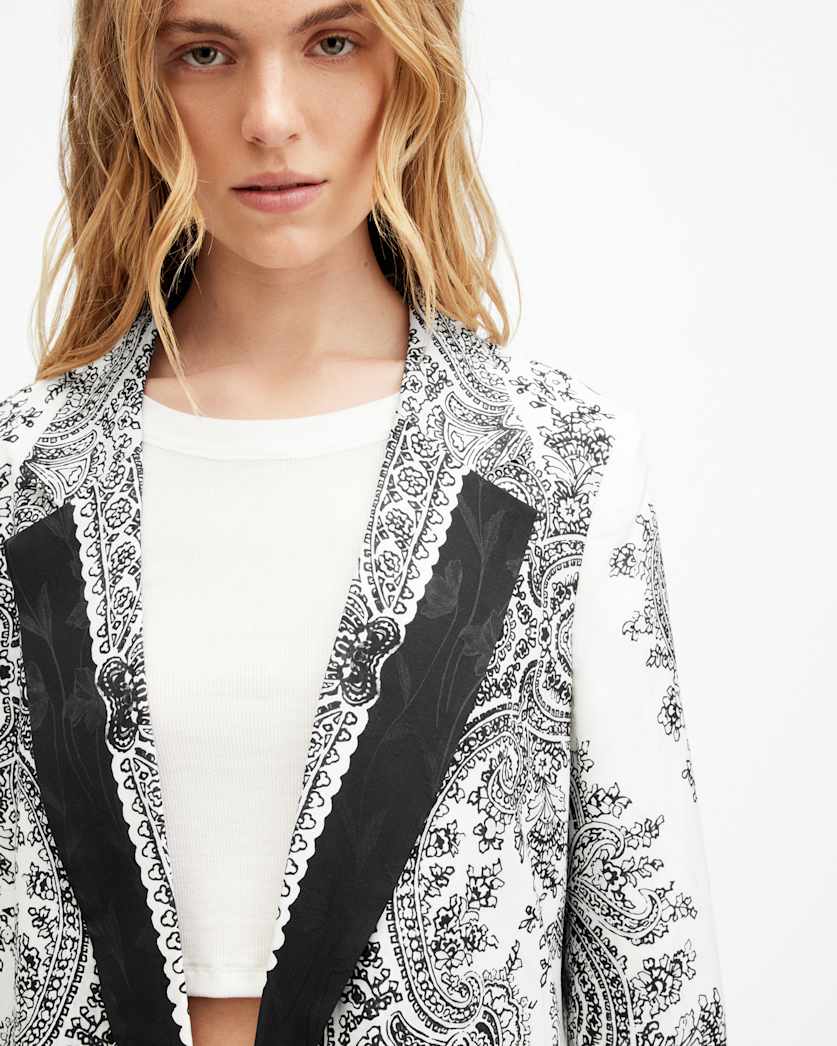 Aleida Rafaela Printed Blazer