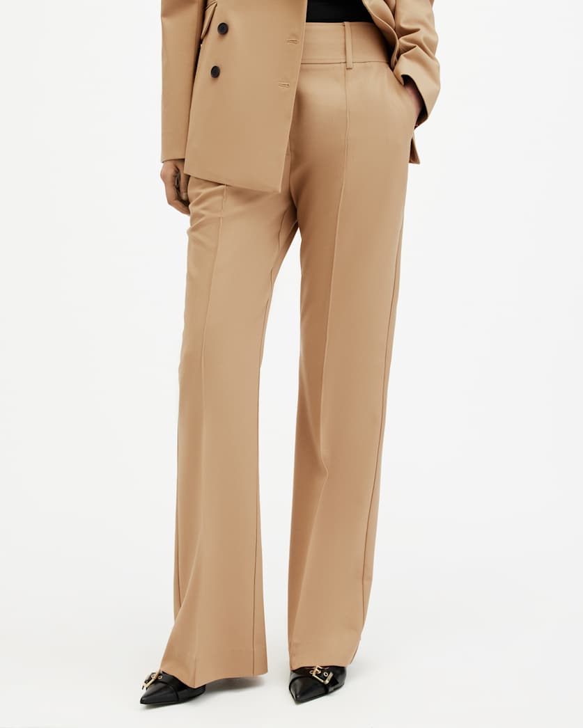Sevenh High-Rise Slim Flared Trousers