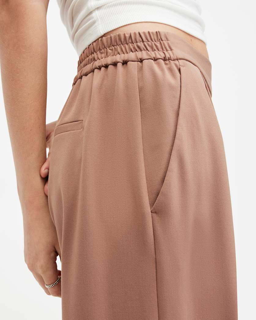 Aleida Lightweight Wide Leg Trousers