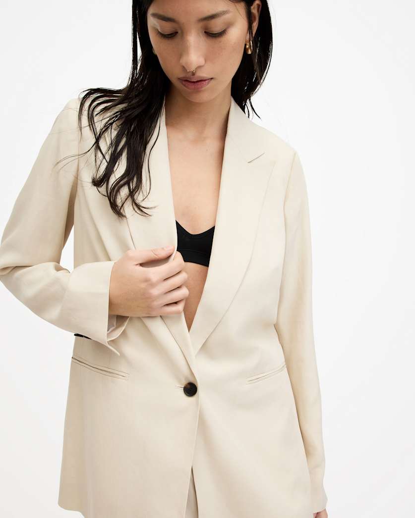 Deri Lyn Linen Blend Blazer