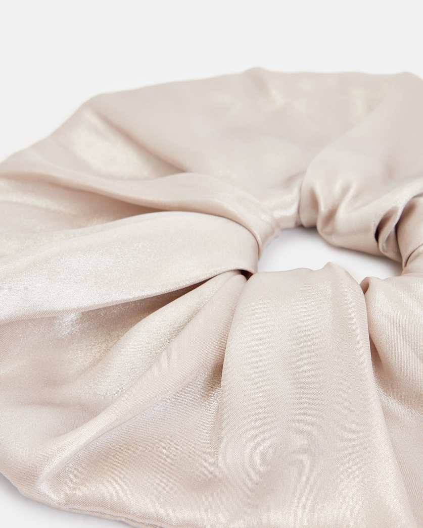Oversized Metallic Scrunchie