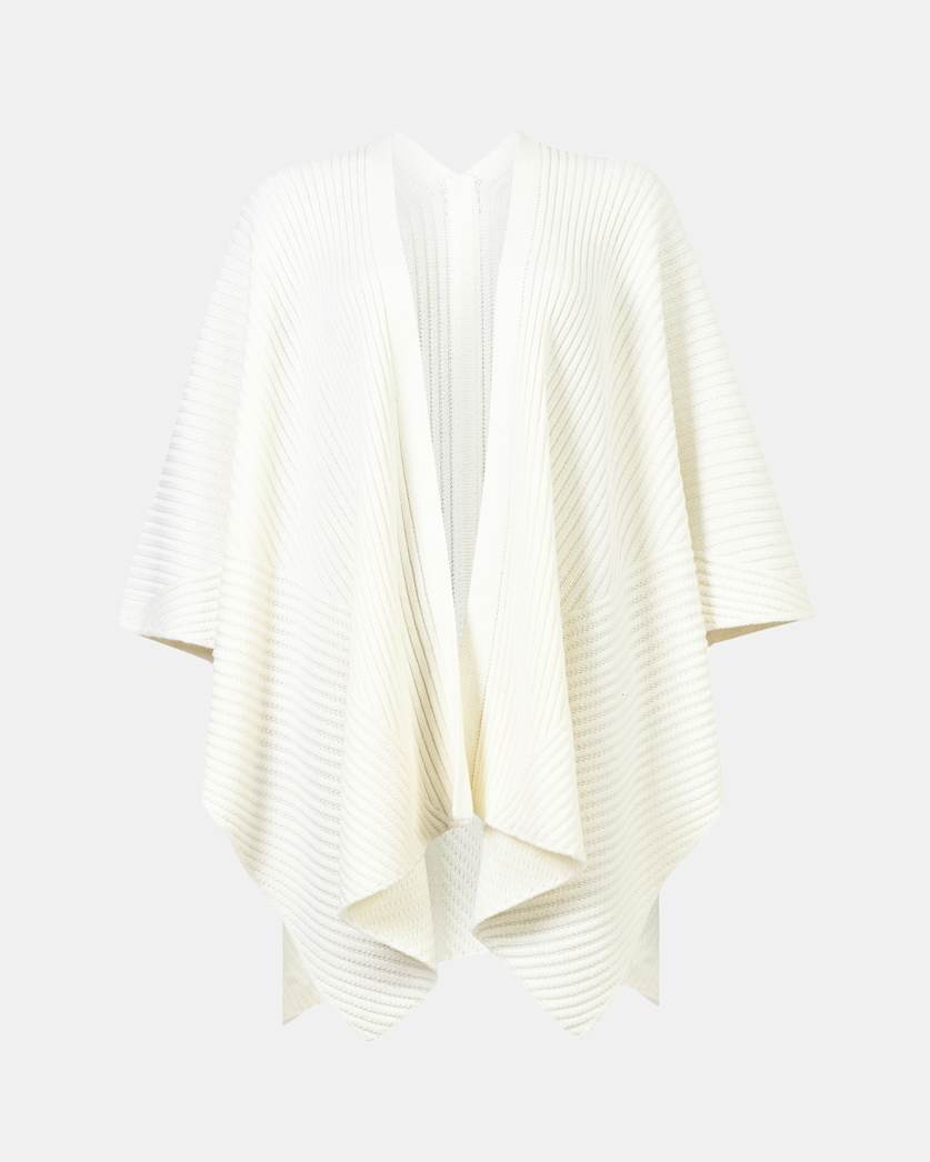 Robyn Ribbed Ruana Scarf