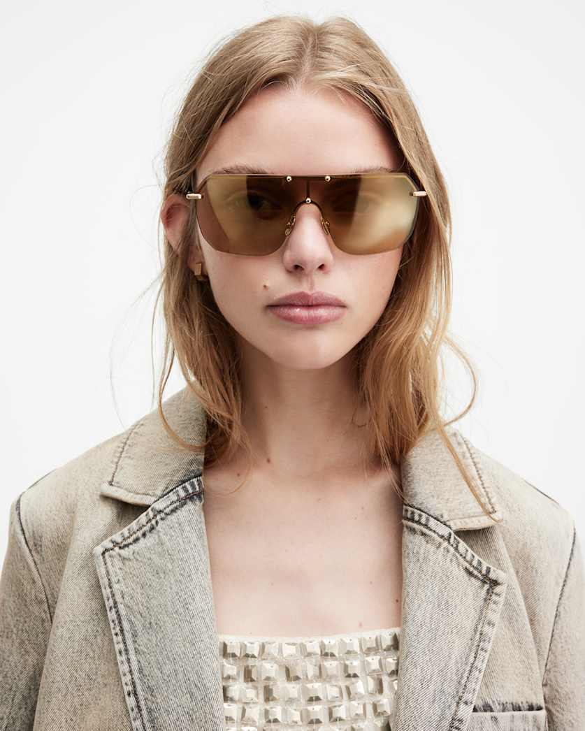 Ace Rimless Visor Sunglasses