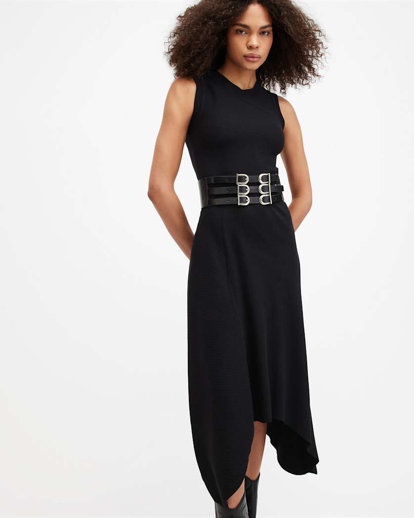 Briony Wide Leather Waist Belt