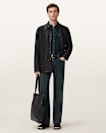 Toulouse Single Breasted Leather Coat
