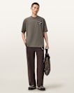 Redact Oversized Embroidered Logo T-Shirt