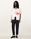 Tallis Slim Fit Cropped Tapered Trousers