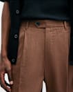 Tallis Slim Fit Cropped Tapered Trousers