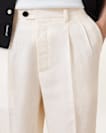 Cross Tallis Linen Blend Slim Trousers