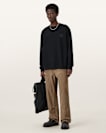 Waved Relaxed Fit Sweatshirt