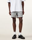 Warden Striped Seersucker Swim Shorts