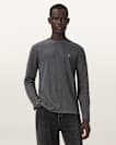 Ellis Waffle Texture Long Sleeve Crew