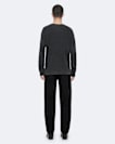 Raine Waffle-Knit Long-Sleeve T-Shirt