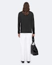 Raine Waffle-Knit Long-Sleeve Henley Top