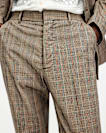 Maffrett Checked Skinny Fit Trousers
