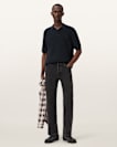 Aspen Waffle Texture Ramskull Polo Shirt
