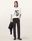 Scale Cropped Graphic T-Shirt