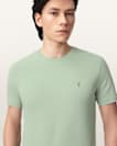 Brace Brushed Cotton Crew Neck T-Shirt