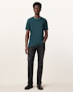 Brace Brushed Cotton Crew Neck T-Shirt