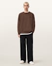 Underground Relaxed Fit Crew Neck Sweatshirt