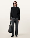 Statten Long Sleeve Ramskull Polo Jumper