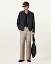 Trey Black Ramskull Pointed Collar Jacket