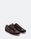Liam Leather And Suede Low-Top Trainers