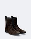 Dorian Zip-Up Suede Ankle Boots