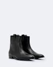 Hiro Zip-Up Leather Ankle Boots