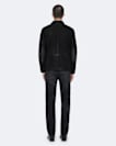 Survey Double Layered Leather Blazer