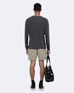 Logo cotton sweatshorts