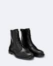 Tanner Zip-Up Leather Military Boots