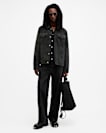 Hopper Suede Trucker Jacket