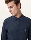 Mode Merino Long Sleeve Ramskull Polo Shirt