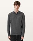 Mode Merino Long Sleeve Ramskull Polo Shirt