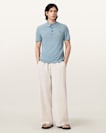 Mode Merino Short Sleeve Ramskull Polo Shirt