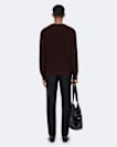 Waffle-Knit Crew-Neck Jumper