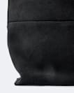 Suede tote bag