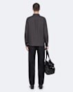 Regular-fit yoked tencel shirt