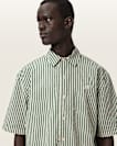 Chopin Boxy Short Sleeve Striped Shirt