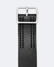 Miller Bar-Buckle Leather Belt
